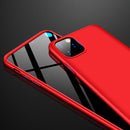 For iPhone 11 Pro Max GKK Three Stage Splicing Full Coverage PC Protective Case(Red)