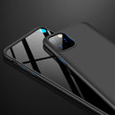 For iPhone 11 Pro Max GKK Three Stage Splicing Full Coverage PC Protective Case(Black)