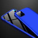 For iPhone 11 Pro Max GKK Three Stage Splicing Full Coverage PC Protective Case(Blue)