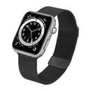 Adjustable Dual Section Milan Watch Band For Apple Watch Series 7 45mm / 6 & SE & 5 & 4 44mm / 3 & 2 & 1 42mm(Vintage Gold)