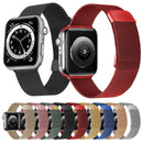 Adjustable Dual Section Milan Watch Band For Apple Watch Series 7 45mm / 6 & SE & 5 & 4 44mm / 3 & 2 & 1 42mm(Vintage Gold)