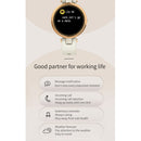 QR01 1.09 inch IPS Touch Screen Bluetooth 5.0 IP67 Waterproof Women Smart Watch, Support Sleep Monitor / Menstrual Cycle Reminder / Heart Rate Monitor / Blood Pressure Monitoring(Dark Coffee)