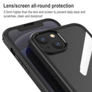 For iPhone 13 Shockproof TPU + Double-sided Glass Protective Case(Red)