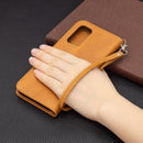 For OPPO Reno5 5G Retro Lambskin Texture Pure Color Horizontal Flip PU Leather Case with Holder & Card Slots & Wallet & Lanyard(Yellow)