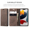 CaseMe-013 Multifunctional Retro Frosted Horizontal Flip Leather Case with Card Slot & Holder & Wallet For iPhone 13(Coffee)