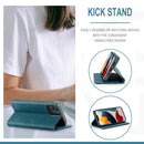 CaseMe-013 Multifunctional Retro Frosted Horizontal Flip Leather Case with Card Slot & Holder & Wallet For iPhone 13 Pro(Blue)