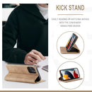 CaseMe-013 Multifunctional Retro Frosted Horizontal Flip Leather Case with Card Slot & Holder & Wallet For iPhone 13 Pro Max(Brown)