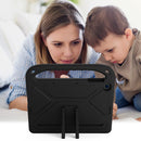 For Huawei Enjoy Tablet 2 / MatePad T10 / T10s Portable Handle EVA Shockproof Anti Falling Protective Case with Triangle Holder(Black)