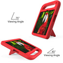 For Huawei Enjoy Tablet 2 / MatePad T10 / T10s Portable Handle EVA Shockproof Anti Falling Protective Case with Triangle Holder(Red)