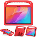 For Huawei Enjoy Tablet 2 / MatePad T10 / T10s Portable Handle EVA Shockproof Anti Falling Protective Case with Triangle Holder(Red)