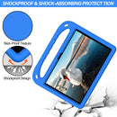 For Huawei Enjoy Tablet 2 / MatePad T10 / T10s Portable Handle EVA Shockproof Anti Falling Protective Case with Triangle Holder(Blue)
