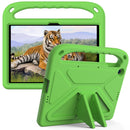For Huawei Enjoy Tablet 2 / MatePad T10 / T10s Portable Handle EVA Shockproof Anti Falling Protective Case with Triangle Holder(Green)