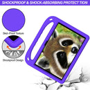 For Huawei Enjoy Tablet 2 / MatePad T10 / T10s Portable Handle EVA Shockproof Anti Falling Protective Case with Triangle Holder(Purple)