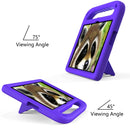 For Huawei Enjoy Tablet 2 / MatePad T10 / T10s Portable Handle EVA Shockproof Anti Falling Protective Case with Triangle Holder(Purple)
