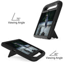 For Lenovo Tab P11 TB-J606F / Tab P11 Plus TB-J607F Portable Handle EVA Shockproof Anti Falling Protective Case with Triangle Holder(Black)