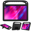 For Lenovo Tab P11 TB-J606F / Tab P11 Plus TB-J607F Portable Handle EVA Shockproof Anti Falling Protective Case with Triangle Holder(Black)