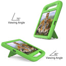 For Lenovo Tab P11 TB-J606F / Tab P11 Plus TB-J607F Portable Handle EVA Shockproof Anti Falling Protective Case with Triangle Holder(Green)