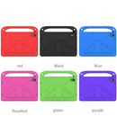 For Lenovo Tab P11 TB-J606F / Tab P11 Plus TB-J607F Portable Handle EVA Shockproof Anti Falling Protective Case with Triangle Holder(Green)