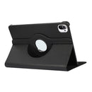 For Xiaomi Pad 5 Pro / Pad 5 360 Degree Rotation Litchi Texture Flip Leather Case with Holder(Black)