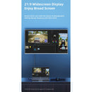 USAMS US-SJ530 U74 DP to HDMI 4K Glossy Aluminum Alloy HD Audio and Video Cable, Cable Length: 2m(Black)