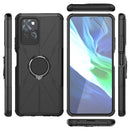 For Infinix Note 10 Pro Armor Bear Shockproof PC + TPU Protective Case with Ring Holder(Black)