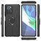 For Infinix Note 10 Pro Armor Bear Shockproof PC + TPU Protective Case with Ring Holder(Black)