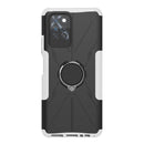 For Infinix Note 10 Pro Armor Bear Shockproof PC + TPU Protective Case with Ring Holder(White)