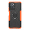 For Infinix Note 10 Pro Armor Bear Shockproof PC + TPU Protective Case with Ring Holder(Orange)