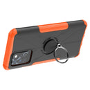 For Infinix Note 10 Pro Armor Bear Shockproof PC + TPU Protective Case with Ring Holder(Orange)