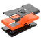 For Infinix Note 10 Pro Armor Bear Shockproof PC + TPU Protective Case with Ring Holder(Orange)