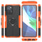 For Infinix Note 10 Pro Armor Bear Shockproof PC + TPU Protective Case with Ring Holder(Orange)