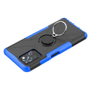 For Infinix Note 10 Pro Armor Bear Shockproof PC + TPU Protective Case with Ring Holder(Blue)