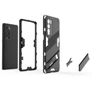 For OPPO Realme GT Explorer Master Punk Armor 2 in 1 PC + TPU Shockproof Case with Invisible Holder(Blue)