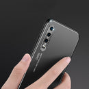 For Huawei P30 Pro Cool Frosted Metal TPU Shockproof Case(Black)