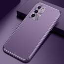 For Huawei P40 Cool Frosted Metal TPU Shockproof Case(Purple)