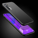 For Huawei nova 7 Cool Frosted Metal TPU Shockproof Case(Black)