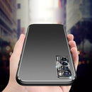 For Huawei nova 7 Cool Frosted Metal TPU Shockproof Case(Black)