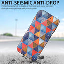 For Samsung Galaxy S21 5G Colorful Magnetic Horizontal Flip PU Leather Case with Holder & Card Slot & Wallet(Rhombus Mandala)