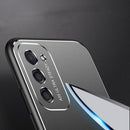 For OPPO A94 / A95 Cool Frosted Metal TPU Shockproof Case(Purple)