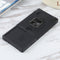 For Samsung Galaxy Note20 Ultra Sliding Camera Cover Design PC + TPU Shockproof Case with Ring Holder & Card Slot(Black)