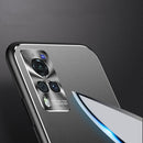 For vivo X60 Cool Frosted Metal TPU Shockproof Case(Black)