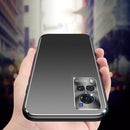 For vivo X60 Cool Frosted Metal TPU Shockproof Case(Black)