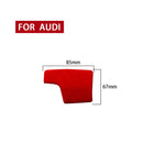 Car Suede Shift Knob Handle Cover B Version for Audi A6/A7(2019+) & SQ8(2017+) & RS6/RS7(2019+) & Q8/S8(2020+), Suitable for Left Driving(Wine Red)
