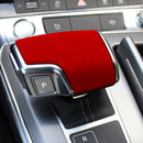 Car Suede Shift Knob Handle Cover B Version for Audi A6/A7(2019+) & SQ8(2017+) & RS6/RS7(2019+) & Q8/S8(2020+), Suitable for Left Driving(Wine Red)
