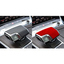 Car Suede Shift Knob Handle Cover B Version for Audi A6/A7(2019+) & SQ8(2017+) & RS6/RS7(2019+) & Q8/S8(2020+), Suitable for Left Driving(Wine Red)