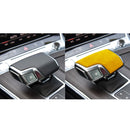 Car Suede Shift Knob Handle Cover B Version for Audi A6/A7(2019+) & SQ8(2017+) & RS6/RS7(2019+) & Q8/S8(2020+), Suitable for Left Driving(Yellow)