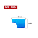 Car Suede Shift Knob Handle Cover B Version for Audi A6/A7(2019+) & SQ8(2017+) & RS6/RS7(2019+) & Q8/S8(2020+), Suitable for Left Driving(Sky Blue)