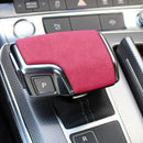 Car Suede Shift Knob Handle Cover B Version for Audi A6/A7(2019+) & SQ8(2017+) & RS6/RS7(2019+) & Q8/S8(2020+), Suitable for Left Driving(Pink)