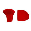 2 PCS / Set Car Suede Shift Knob Handle Cover for Audi A4/A5(2013-2016) & A6(2009-2015) & Q5(2013-2018), Suitable for Left Driving(Wine Red)