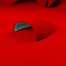 2 PCS / Set Car Suede Shift Knob Handle Cover for Audi A4/A5(2013-2016) & A6(2009-2015) & Q5(2013-2018), Suitable for Left Driving(Wine Red)